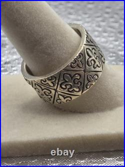 Retired James Avery Wide Fleur De Lis Band/Ring Size 8 Retired James Avery Wide Fleur De Lis Band/Ring Size 8