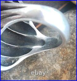 Retired James Avery Wide Scallop Ring Size 6 Heavy 15.06gr
