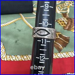 Retired James Avery Wide Textured Fish Ring Size 10.5 EUC