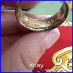 Retired James Avery Wide Textured Fish Ring Size 10.5 EUC