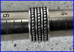 Retired James Avery Wide Triple Row Beaded Dotted Ring 8.9 Grams Sz 5 Retired James Avery Wide Triple Row Beaded Dotted Ring 8.9 Grams Sz 5