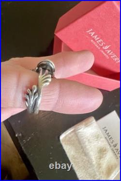 Retired James Avery Wrap-Around Frog Ring, Size 5 1/2, Vintage Retired James Avery Wrap-Around Frog Ring, Size 5 1/2, Vintage