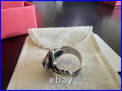 Retired James Avery Wrap-Around Frog Ring, Size 5 1/2, Vintage Retired James Avery Wrap-Around Frog Ring, Size 5 1/2, Vintage