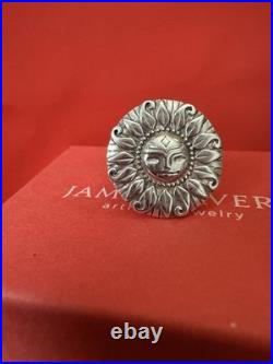 Retired James Avery You Are My Sunshine Ring Size 7.5 Sterling Silver