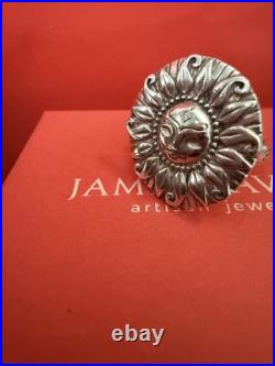 Retired James Avery You Are My Sunshine Ring Size 7.5 Sterling Silver