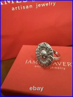 Retired James Avery You Are My Sunshine Ring Size 7.5 Sterling Silver