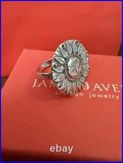 Retired James Avery You Are My Sunshine Ring Size 7.5 Sterling Silver