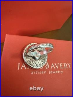 Retired James Avery You Are My Sunshine Ring Size 7.5 Sterling Silver