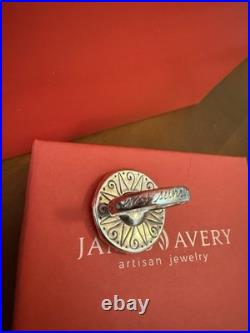 Retired James Avery You Are My Sunshine Ring Size 7.5 Sterling Silver