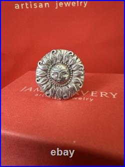Retired James Avery You Are My Sunshine Ring Size 7.5 Sterling Silver