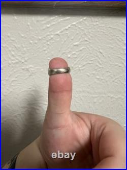 Retired Men's JAMES AVERY Radiant Cross Ring 925 14K Size 5
