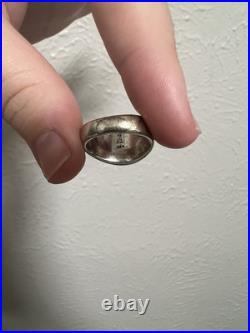Retired Men's JAMES AVERY Radiant Cross Ring 925 14K Size 5