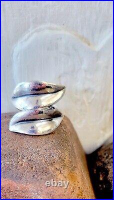 Retired RARE James Avery Leaf Wrap Ring Size 8.5 NEAT Ring! With JA Box