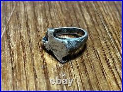 Retired Rare 1980's James Avery Small Texas Ring Sterling Silver Size 3.5