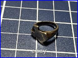Retired Rare 1980's James Avery Small Texas Ring Sterling Silver Size 3.5