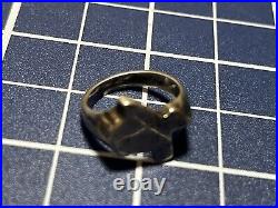 Retired Rare 1980's James Avery Small Texas Ring Sterling Silver Size 3.5