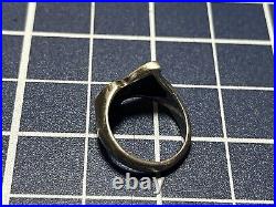 Retired Rare 1980's James Avery Small Texas Ring Sterling Silver Size 3.5