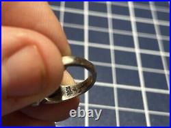 Retired Rare 1980's James Avery Small Texas Ring Sterling Silver Size 3.5