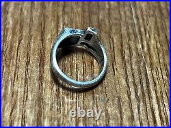 Retired Rare 1980's James Avery Small Texas Ring Sterling Silver Size 3.5