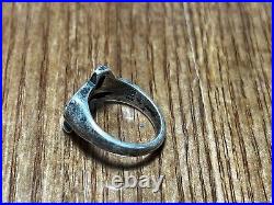 Retired Rare 1980's James Avery Small Texas Ring Sterling Silver Size 3.5