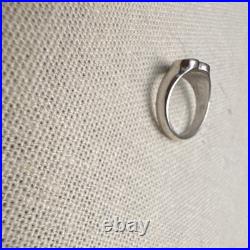 Retired & Rare James Avery Dove HeartSterling Silver/14k Gold Ring Size 5 Signed