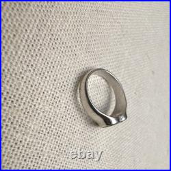 Retired & Rare James Avery Dove HeartSterling Silver/14k Gold Ring Size 5 Signed