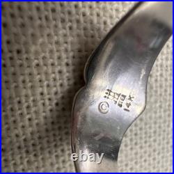 Retired & Rare James Avery Dove HeartSterling Silver/14k Gold Ring Size 5 Signed