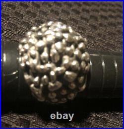 Retired Rare James Avery Ring Signed Sterling Silver Large Brutalist Dome 9.5