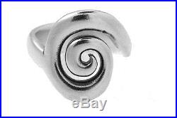 Retired Rare James Avery Sterling Silver Swirl Ring, Size 6