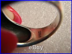 Retired Sterling Silver James Avery Hammered Dome Ring 15.4 Gram Size 9 Lot 2637