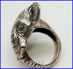 Retired Unique James Avery Extremely Rare Elephant Ring Size 7