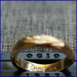 Retired & Very Rare James Avery TWINE Band Ring 14k Gold Size 3.5