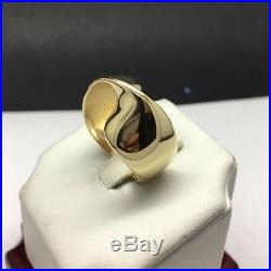 Retired Vintage James Avery 14K Solid Gold Mobius Twist Ring 5.25 9 grams