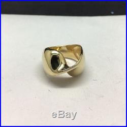 Retired Vintage James Avery 14K Solid Gold Mobius Twist Ring 5.25 9 grams