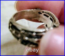 Retired Vintage James Avery Martin Luther Sterling Silver & Garnet Ring Size 9 Retired Vintage James Avery Martin Luther Sterling Silver & Garnet Ring Size 9