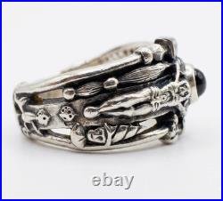 Retired Vintage James Avery Sterling Silver Martin Luther (MPN WB-27S) Size 7