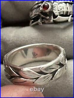 Retired james avery leaf ring sterling silver Size 5.5 Retired james avery leaf ring sterling silver Size 5.5