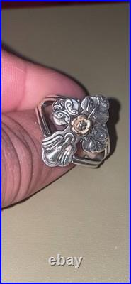 Retiring La Vida Nueva Cross Ring 925 Sterling Silver