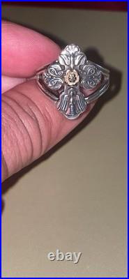 Retiring La Vida Nueva Cross Ring 925 Sterling Silver