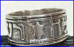 Set of James Avery Sterling Silver Song Of Solomon Band Ring Size 10 & 7.5