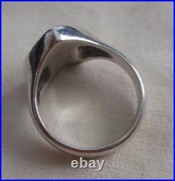 Signed JAMES AVERY SCROLL HEART LOVE RING Size 7.5 Sterling Silver GIFT BOX