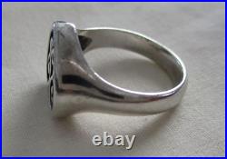 Signed JAMES AVERY SCROLL HEART LOVE RING Size 7.5 Sterling Silver GIFT BOX