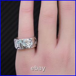 Size 5.75, vintage James Avery sterling silver 925 La Paloma Dove / Flower Ring