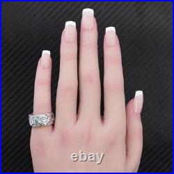 Size 5.75, vintage James Avery sterling silver 925 La Paloma Dove / Flower Ring