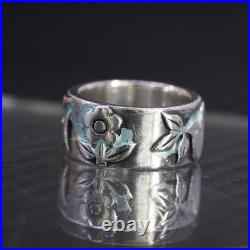 Size 5.75, vintage James Avery sterling silver 925 La Paloma Dove / Flower Ring
