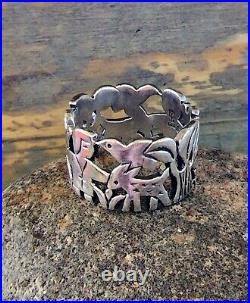 Size 6 Retired James Avery Saint Francis Loves The Animals Wide Ring FITS 5.5