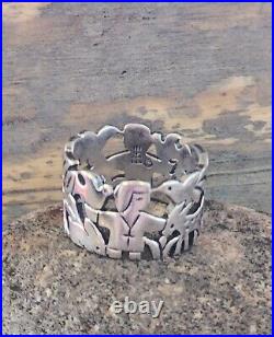 Size 6 Retired James Avery Saint Francis Loves The Animals Wide Ring FITS 5.5