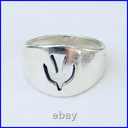 Size 8 Retired James Avery Sterling Silver 925 Cut Out Open Descending Dove Ring