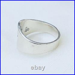 Size 8 Retired James Avery Sterling Silver 925 Cut Out Open Descending Dove Ring