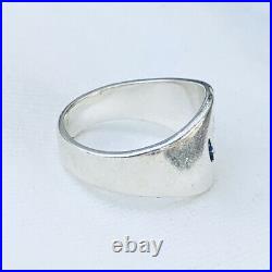 Size 8 Retired James Avery Sterling Silver 925 Cut Out Open Descending Dove Ring